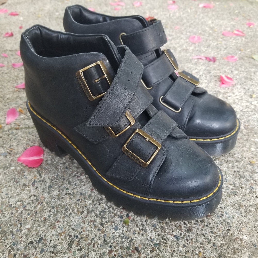 Dr. Martens Coppola Wyoming 3 buckle boots